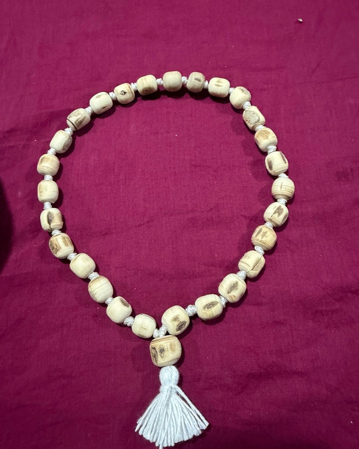 27+1 Beads Original Tulsi Sumrani Japa Mala for mantra chanting, Japa practice and devotional meditation