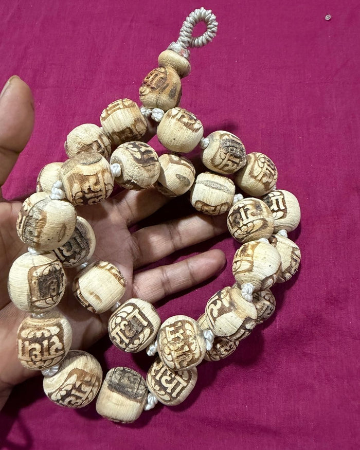 Original Tulsi Japa Mala for mantra chanting, Japa practice, prayer and devotional meditation
