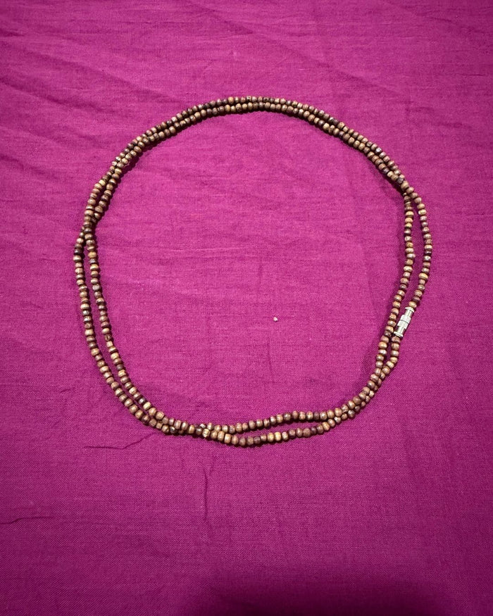 2 Round Tulsi Kanthi Mala for traditional devotional wear and everyday spiritual use